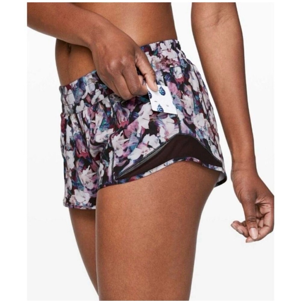 Lululemon Print Women's Athletic Shorts - Purple